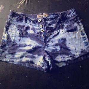 Tie dye shorts
